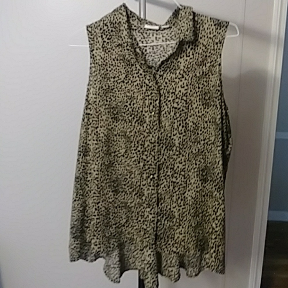 Leopard Print Blouse